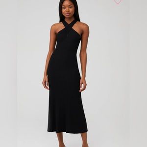 LINE & DOT DRE CRISS CROSS MIDI DRESS